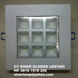 Downlight LED Kotak SMD 9W